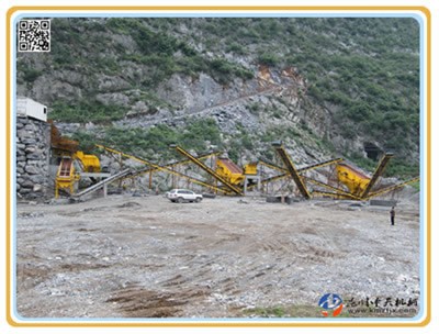 貴州畢節(jié)二合一聯(lián)破經(jīng)篩分的混合石料